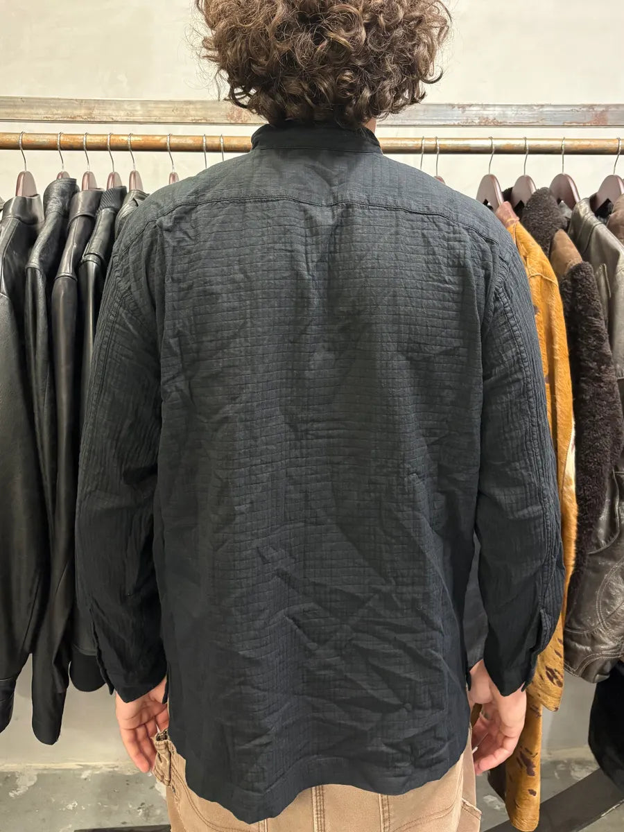 2000s Issey Miyake Black Mao Relief Shirt TMexCmw 2