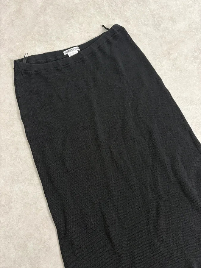 2000s Issey Miyake Black Pleated Dress  jylNOxD 4