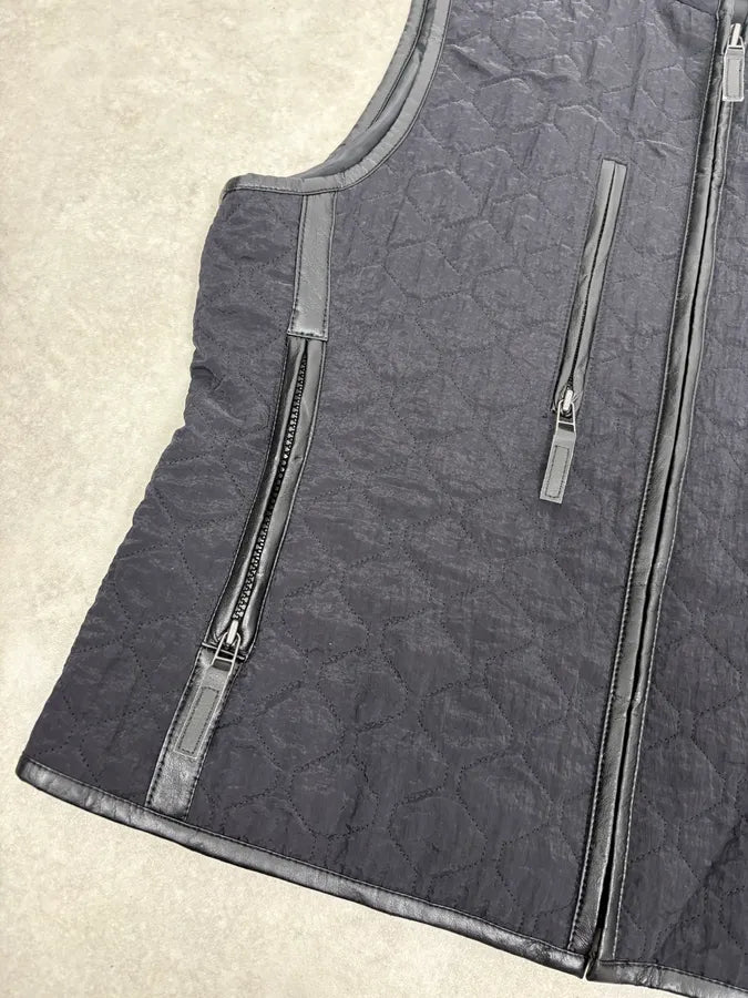 2000s Issey Miyake Black Quilted Nylon Vest  fBxobbN 6