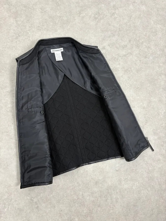 2000s Issey Miyake Black Quilted Nylon Vest  fBxobbN 7