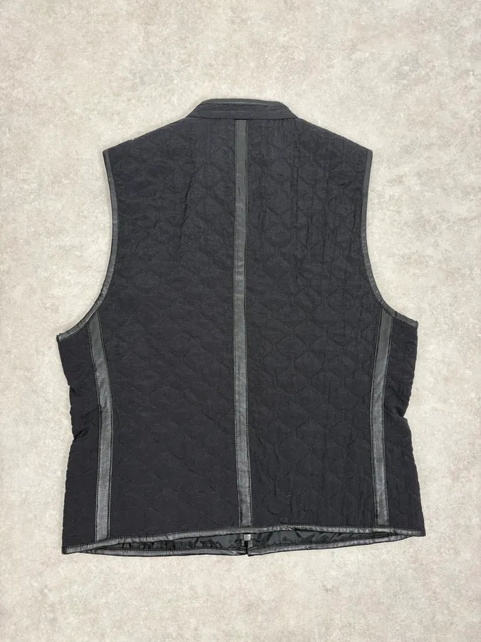 2000s Issey Miyake Black Quilted Nylon Vest  fBxobbN 5