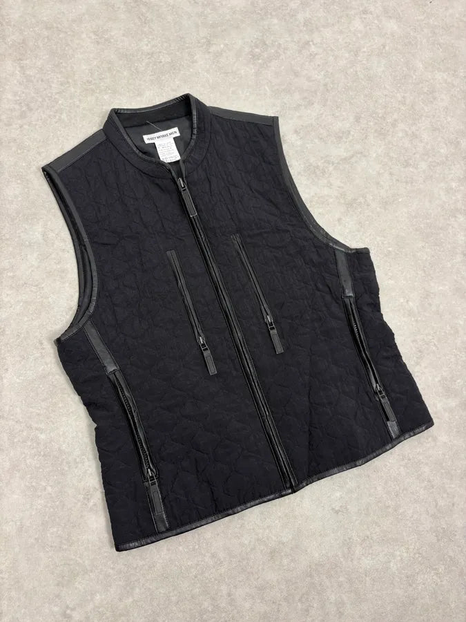 2000s Issey Miyake Black Quilted Nylon Vest  fBxobbN 3
