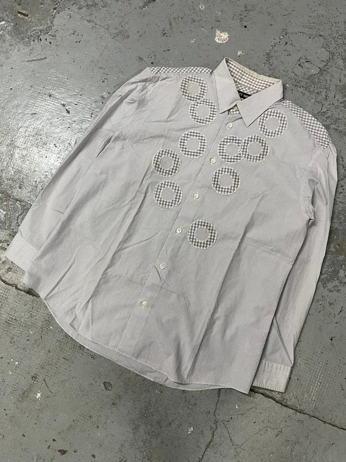 2000s Issey Miyake Circle 3D Contemporary Shirt (S/M) scFGEQh 3