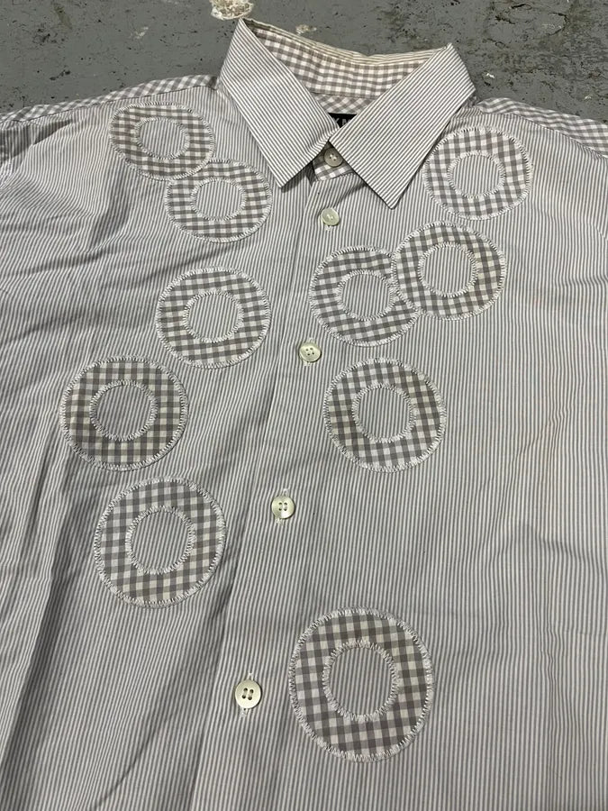 2000s Issey Miyake Circle 3D Contemporary Shirt (S/M) scFGEQh 6