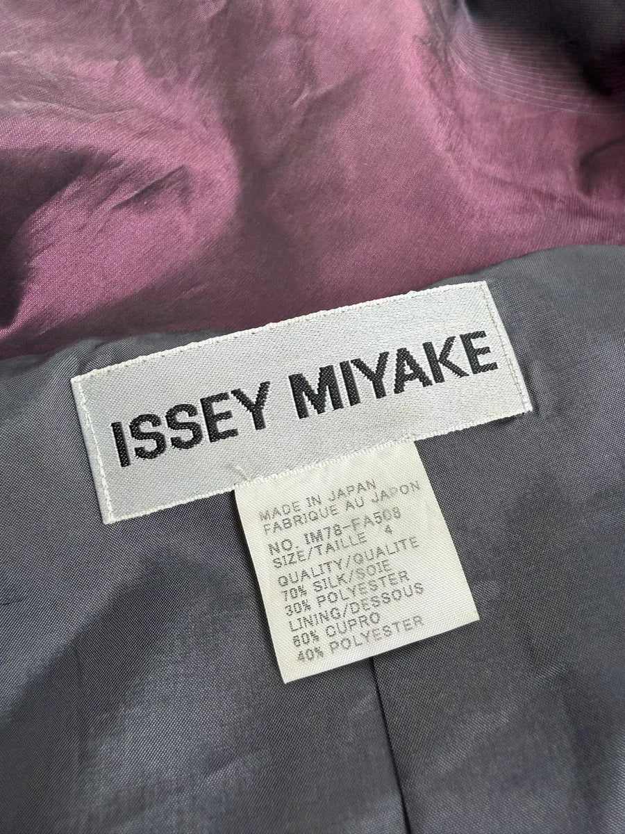 2000s Issey Miyake Gradient Multicolor Long Japanese Trench Coat QbAwOLk 5
