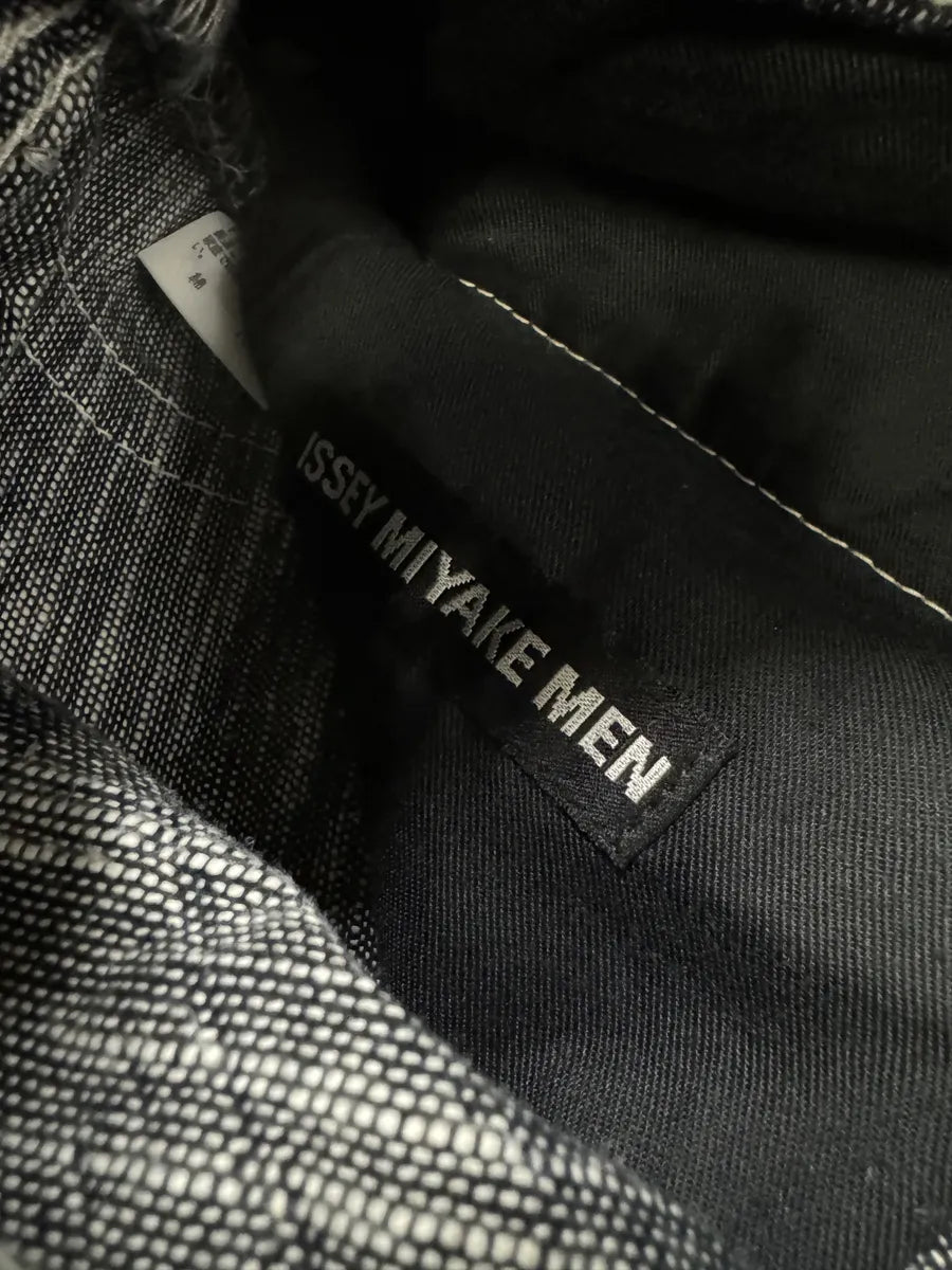 2000s Issey Miyake MEN Abstract Contemporary Relief Denim Jeans (S) lHepUtp 9