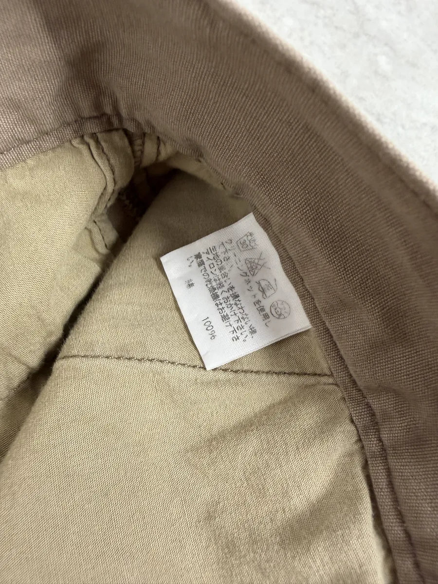 2000s Issey Miyake Ne-Net Gloves Pockets Beige Cargo Pants JhfuHro 7