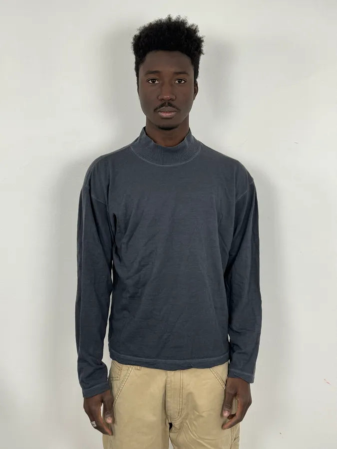 2000s Issey Miyake Steve Job Anthracite Black Turtleneck Sweater LlIYNRi 1