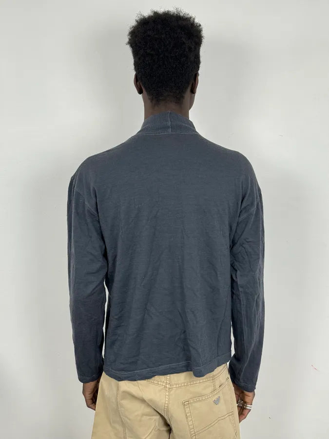 2000s Issey Miyake Steve Job Anthracite Black Turtleneck Sweater LlIYNRi 2