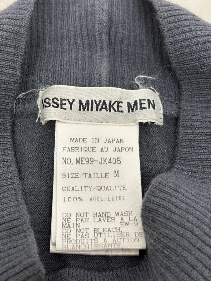 2000s Issey Miyake Steve Job Anthracite Black Turtleneck Sweater LlIYNRi 7