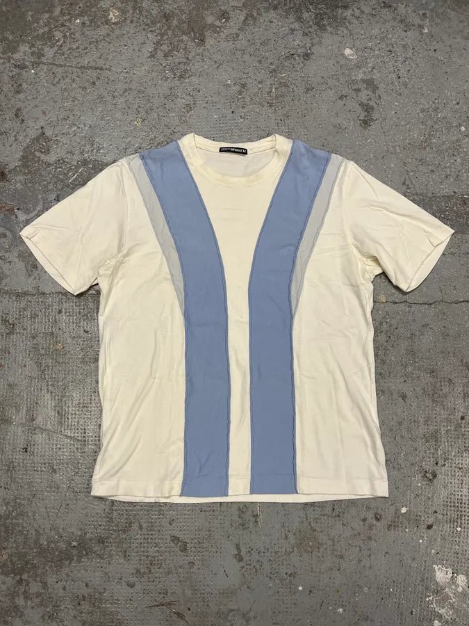 2000s Issey Miyake White Blue T-Shirt (S/M) cXRWwXn 0