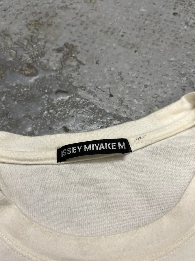 2000s Issey Miyake White Blue T-Shirt (S/M) cXRWwXn 5