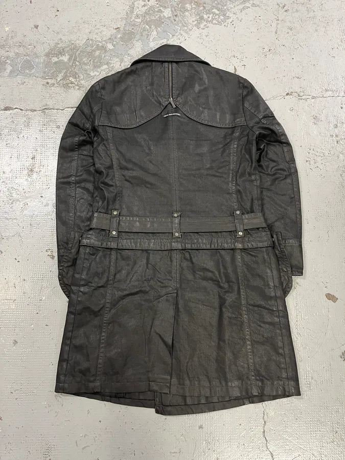 2000s Jean Paul Gaultier 2 in 1 Detachable Cargo Black Trench Coat MJxaUqH 8