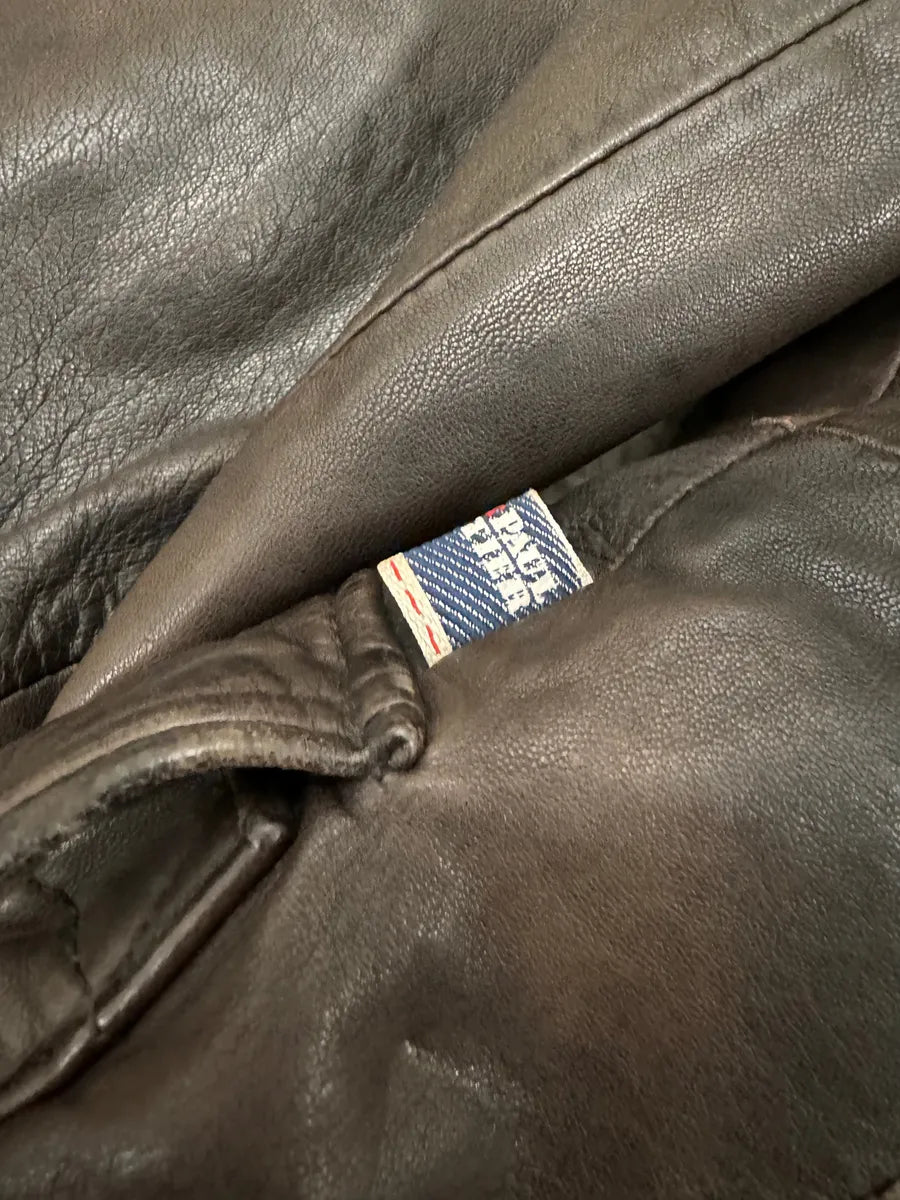 2000s Jean Paul Gaultier Army Faded Leather Trench hzYGzCo 5