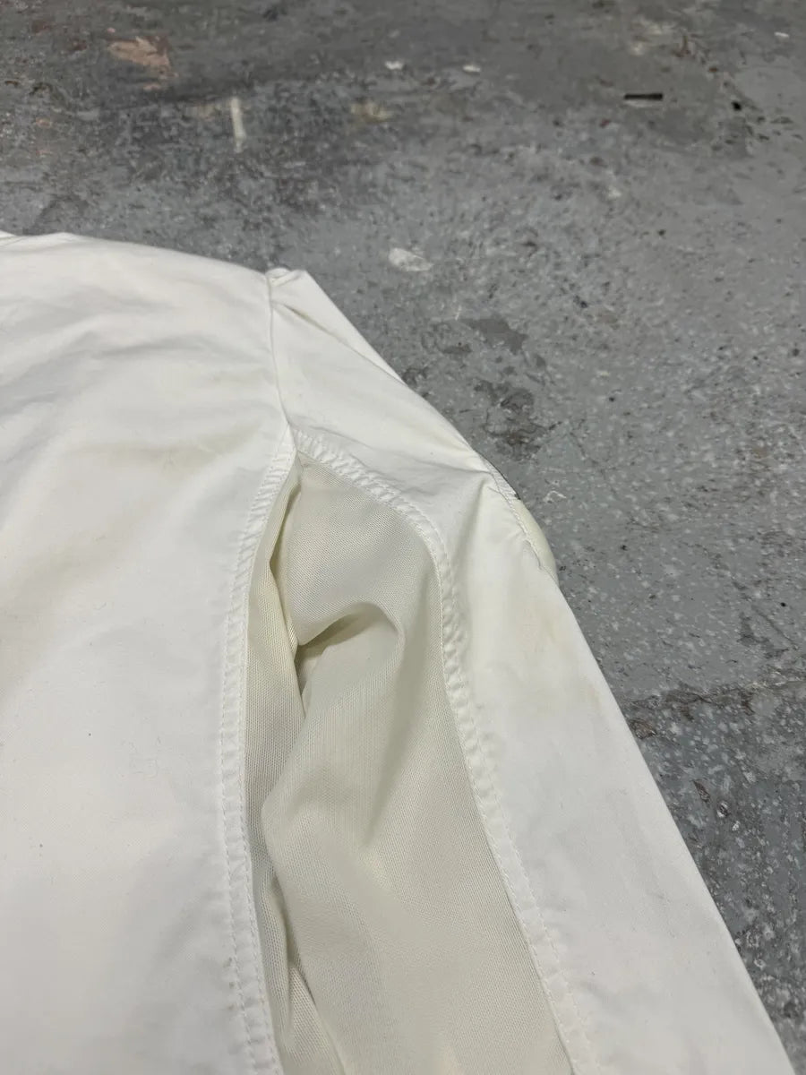 2000s Jean Paul Gaultier Asymmetrical Zip White Avant-Garde Jacket (S) 12