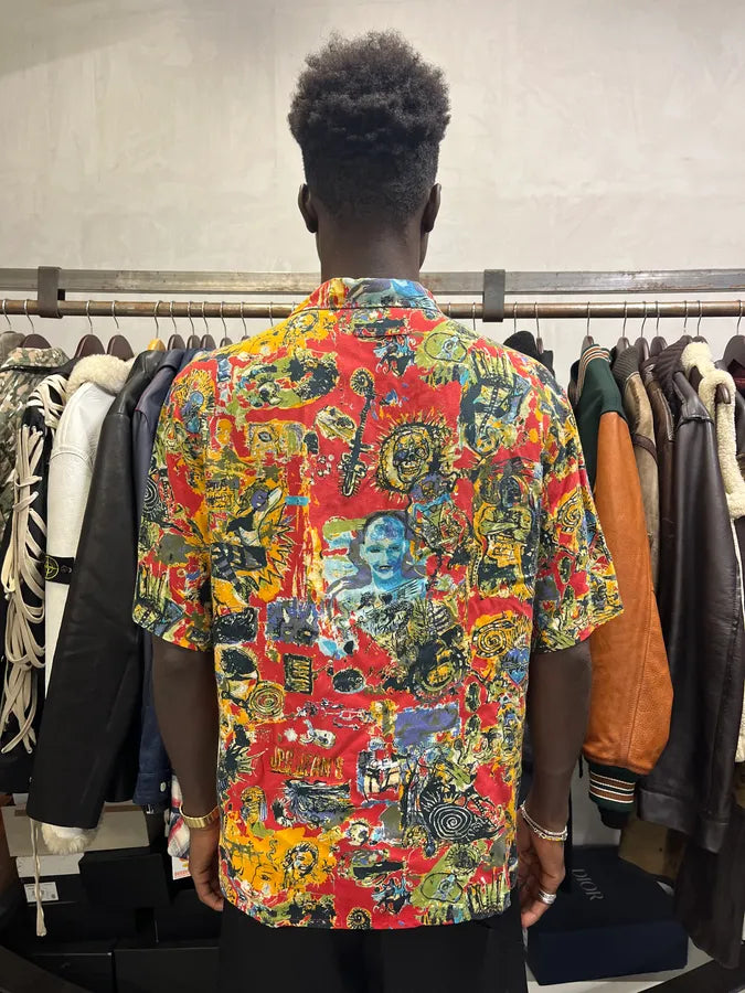 2000s Jean Paul Gaultier Basquiat Red Shirt JwYZXKN 2