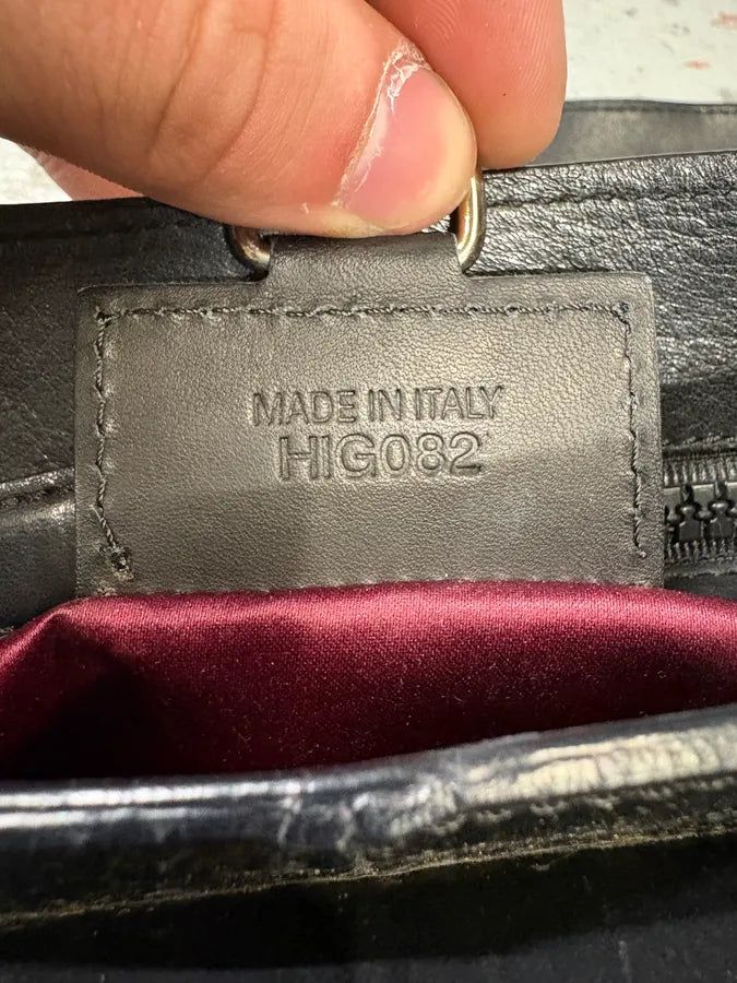 2000s Jean Paul Gaultier Black Ballistic Leather Bag (OS) zHLuOYu 8