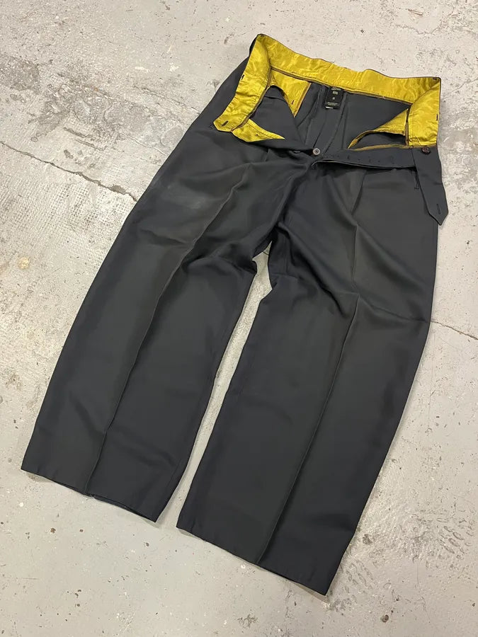 2000s Jean Paul Gaultier Black Cozy Large Pants nDzZjLs 5
