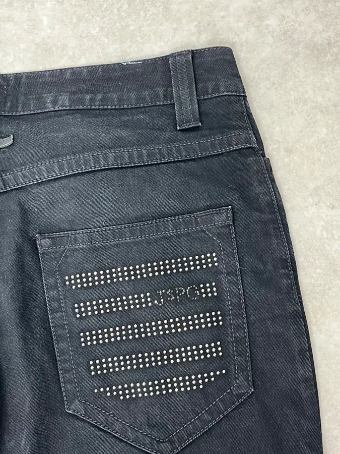 2000s Jean Paul Gaultier Black Denim Jeans sbsGGTr 10