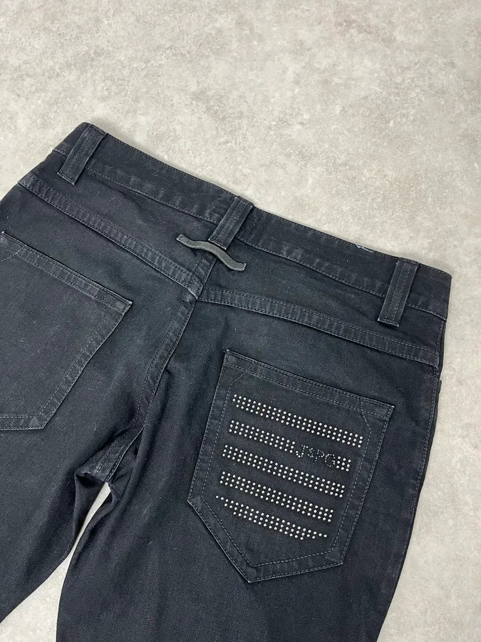 2000s Jean Paul Gaultier Black Denim Jeans sbsGGTr 7