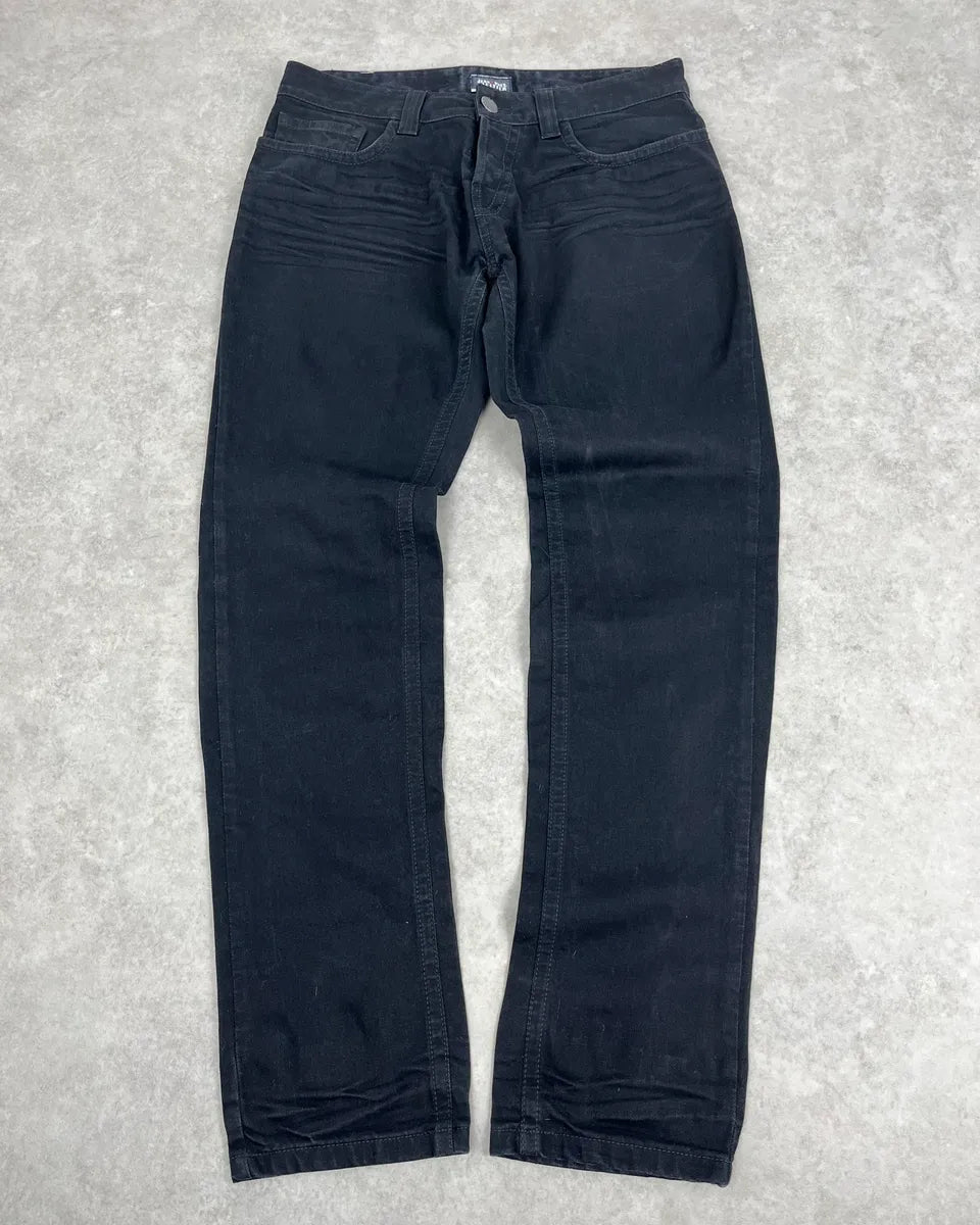 2000s Jean Paul Gaultier Black Denim Jeans sbsGGTr 0