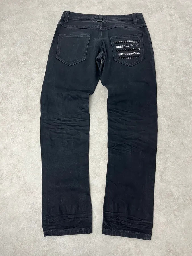 2000s Jean Paul Gaultier Black Denim Jeans sbsGGTr 6