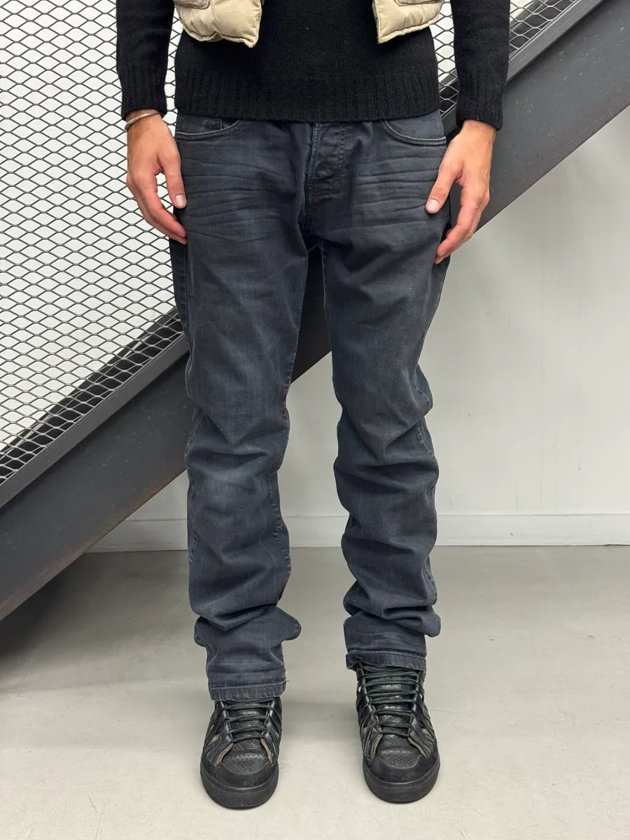2000s Jean Paul Gaultier Black Denim Straight Leg Jeans EyRnoCa 0