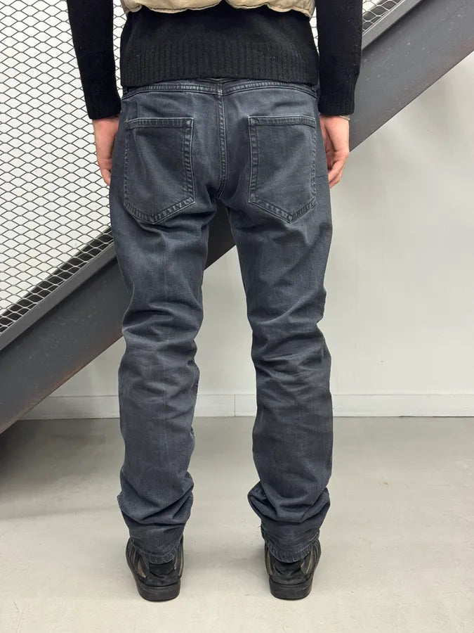2000s Jean Paul Gaultier Black Denim Straight Leg Jeans EyRnoCa 2