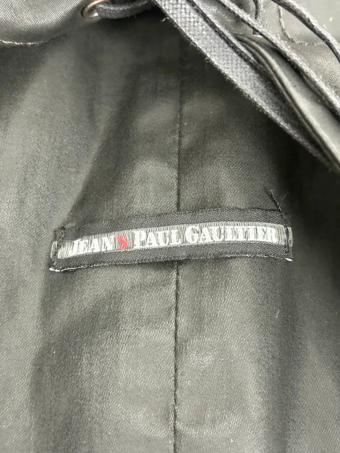 2000s Jean Paul Gaultier Black Detachable Obscure Trenchcoat  xhGOeTW 13