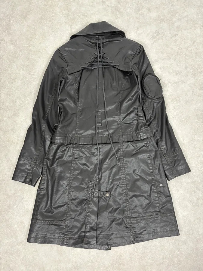 2000s Jean Paul Gaultier Black Detachable Obscure Trenchcoat  xhGOeTW 5