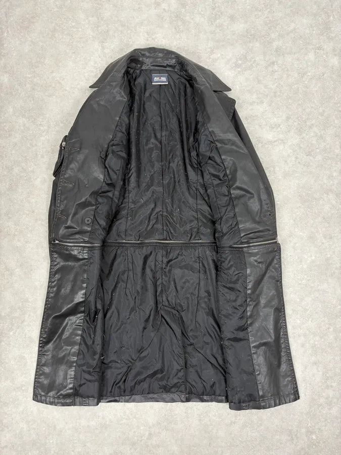 2000s Jean Paul Gaultier Black Detachable Obscure Trenchcoat  xhGOeTW 6