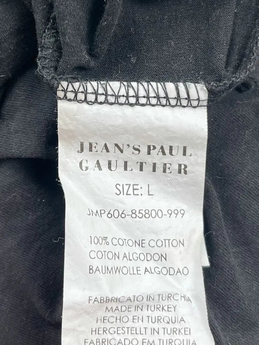 2000s Jean Paul Gaultier Black Feather Floral Longsleeve vaRTzDq 8