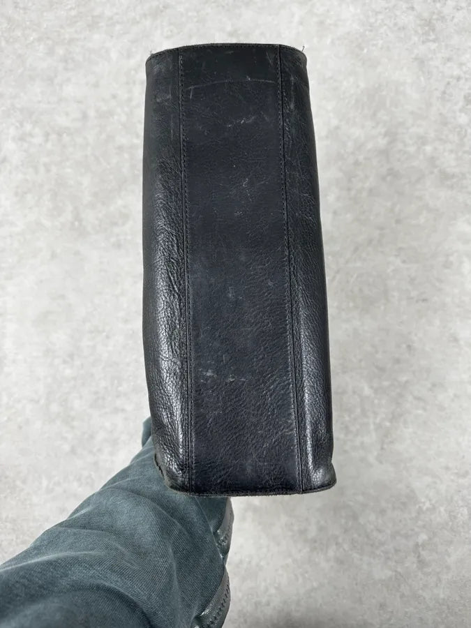 2000s Jean Paul Gaultier Black Handle Leather Bag grKFBMA 8