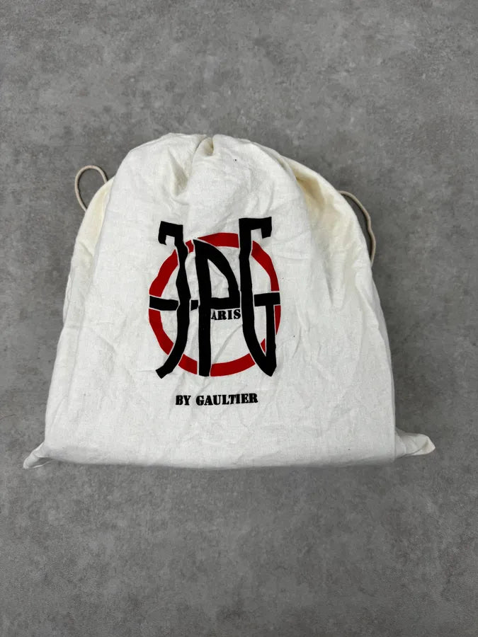 2000s Jean Paul Gaultier Black Handle Leather Bag grKFBMA 11