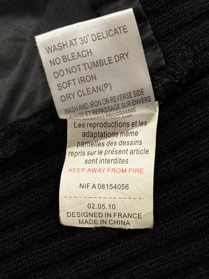 2000s Jean Paul Gaultier Black Hybrid Faux Fur Zip-up Sweater MlmuzFZ 9