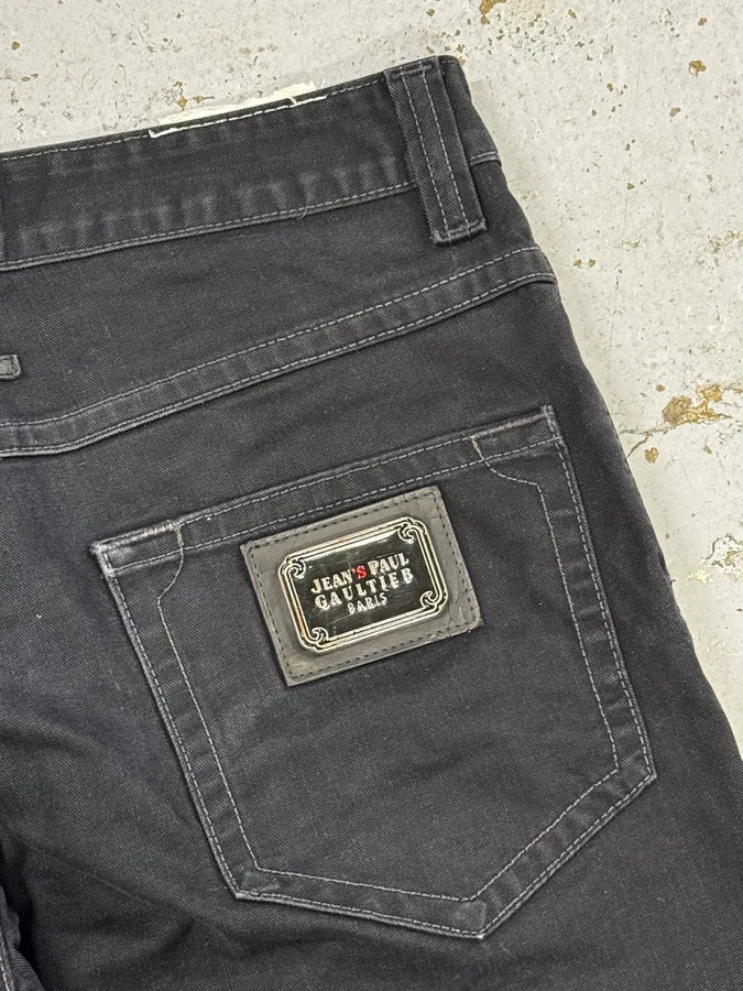 2000s Jean Paul Gaultier Black Denim Jeans kHKnmkg 7
