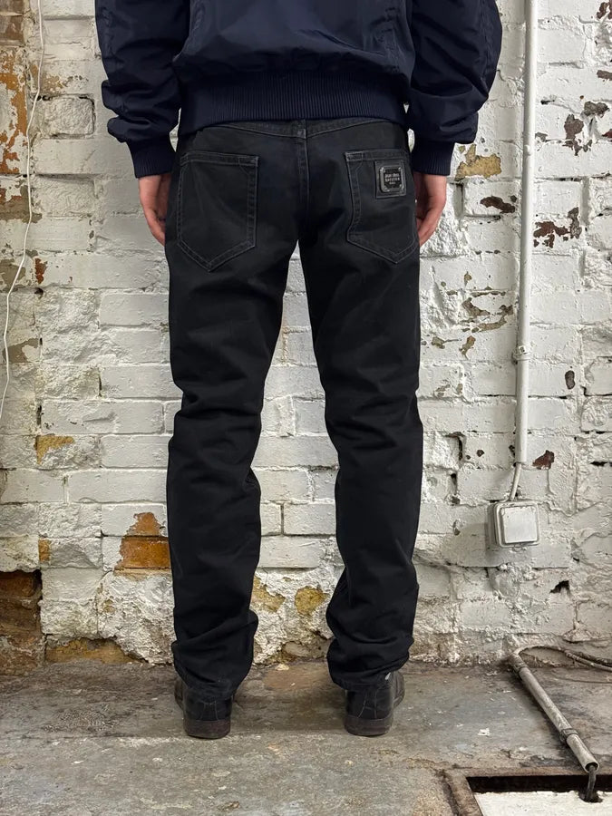 2000s Jean Paul Gaultier Black Denim Jeans kHKnmkg 3