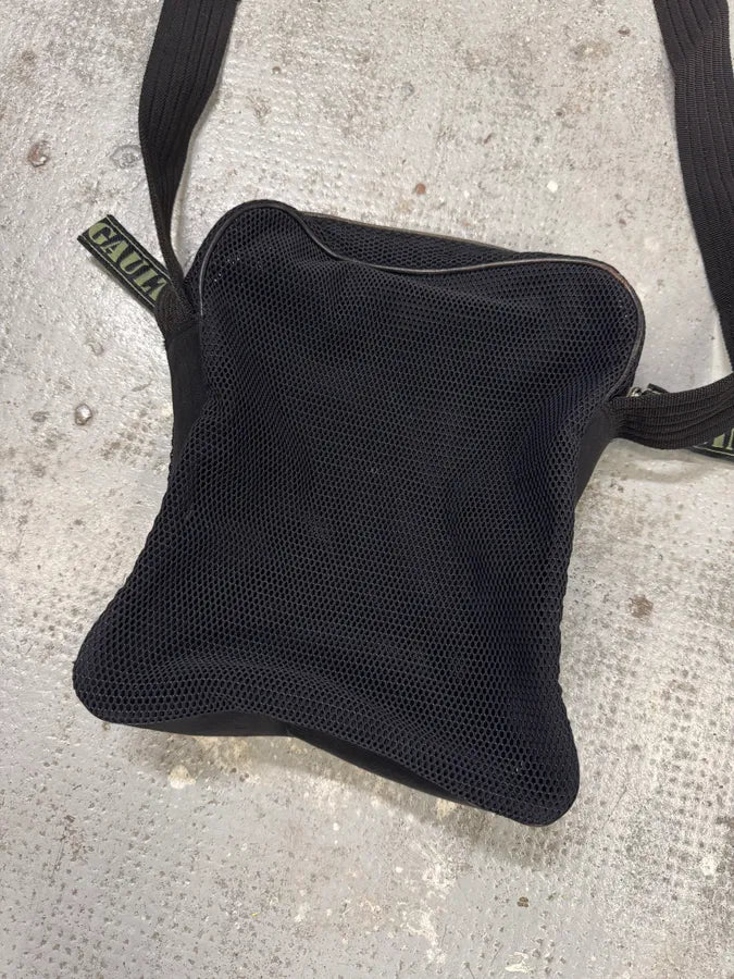 2000s Jean Paul Gaultier Black Mesh Shoulder Bag AocKSIn 3