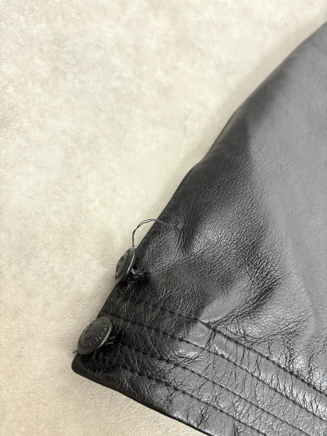 2000s Jean Paul Gaultier Black Premium Leather Long Coat oWccwrX 9