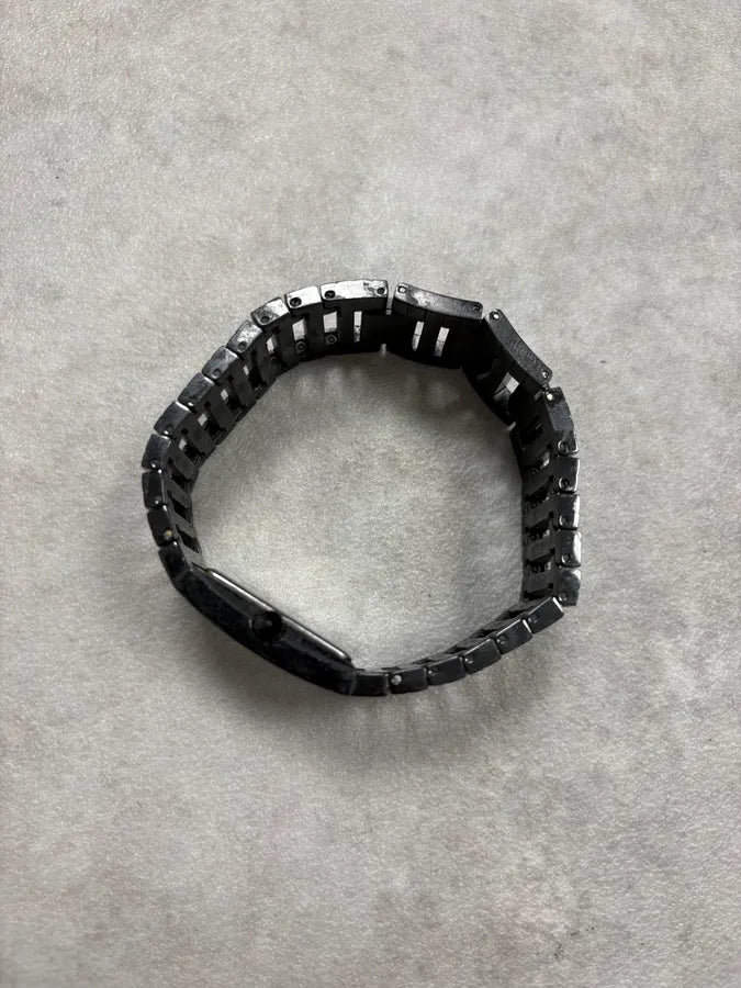 2000s Jean Paul Gaultier Black Rail Watch XLOLZhF 6
