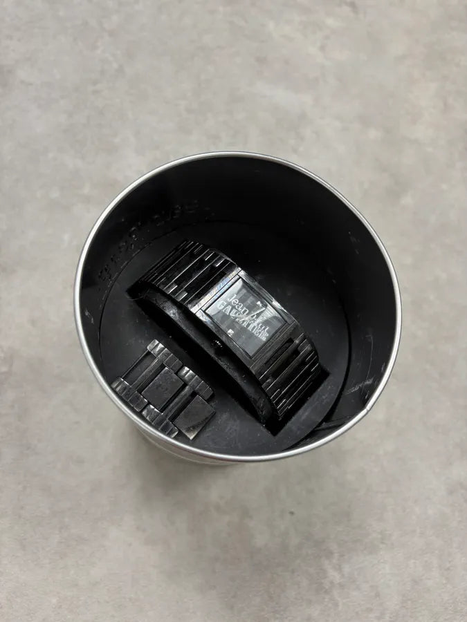 2000s Jean Paul Gaultier Black Rail Watch XLOLZhF 4