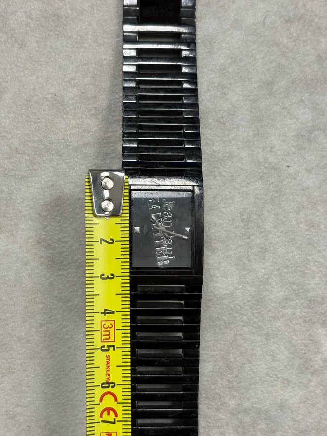 2000s Jean Paul Gaultier Black Rail Watch XLOLZhF 11