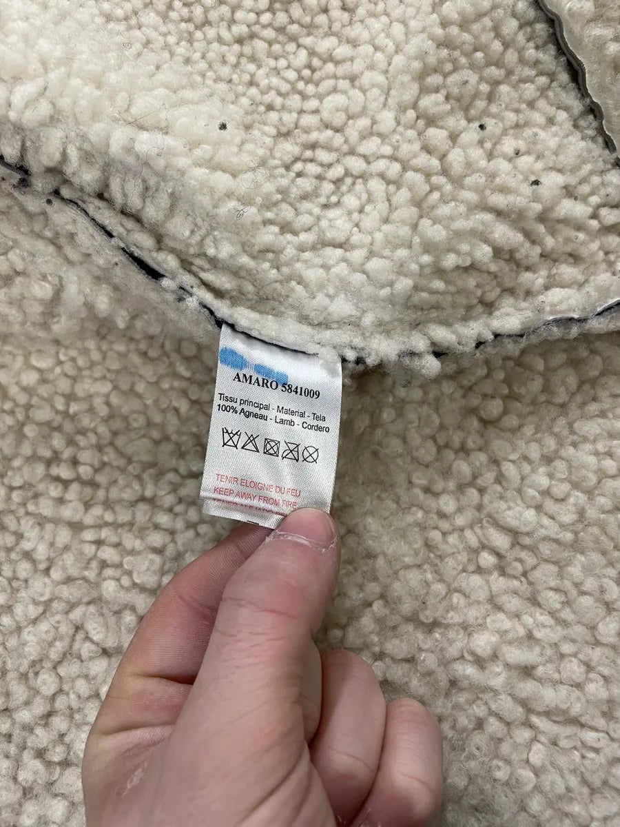 2000s Jean Paul Gaultier Black Shearling Leather Jacket eAfeowy 7