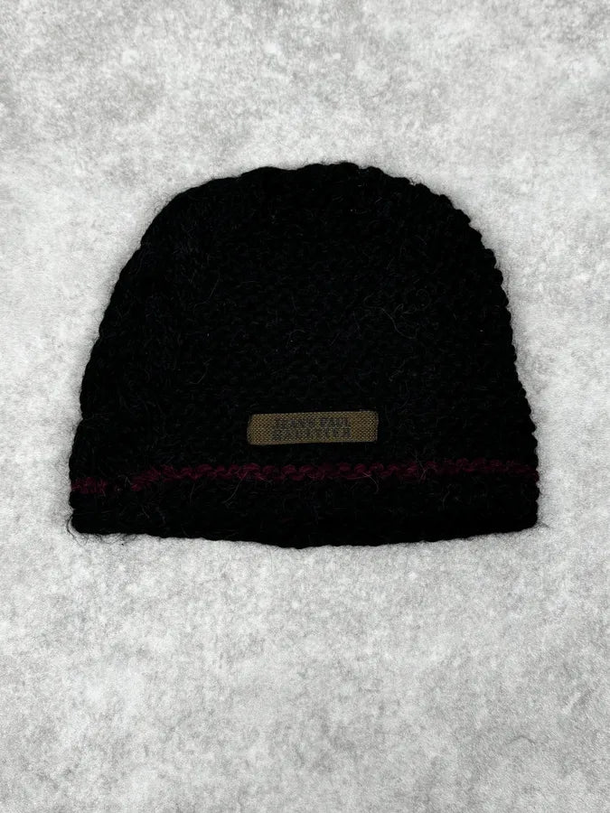 2000s Jean Paul Gaultier Black Wool Beanie zmbAEEc 0