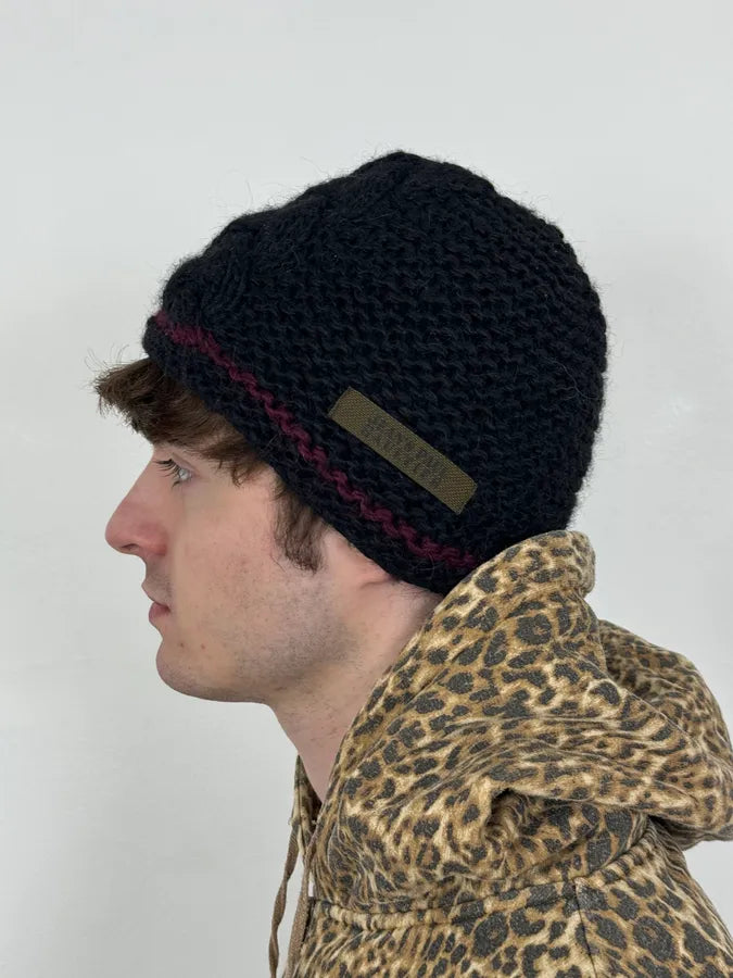 2000s Jean Paul Gaultier Black Wool Beanie zmbAEEc 2