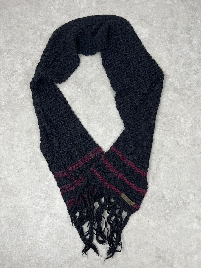 2000s Jean Paul Gaultier Black Wool Scarf SHYvazI 2