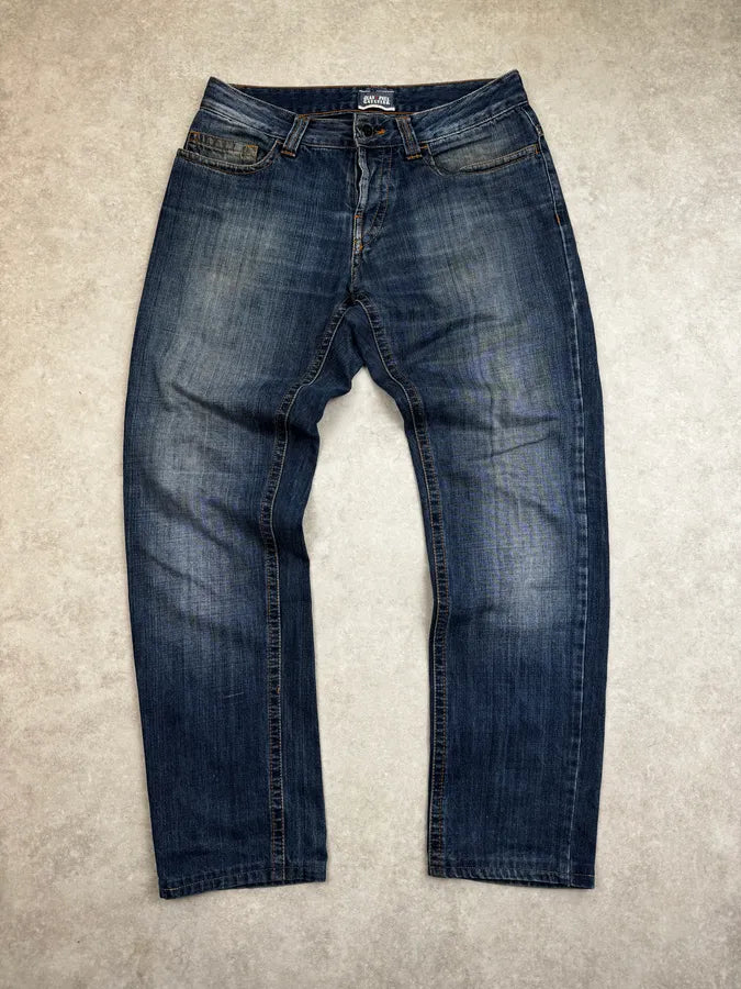2000s Jean Paul Gaultier Blue Brut Denim Jeans dAGNFRN 0