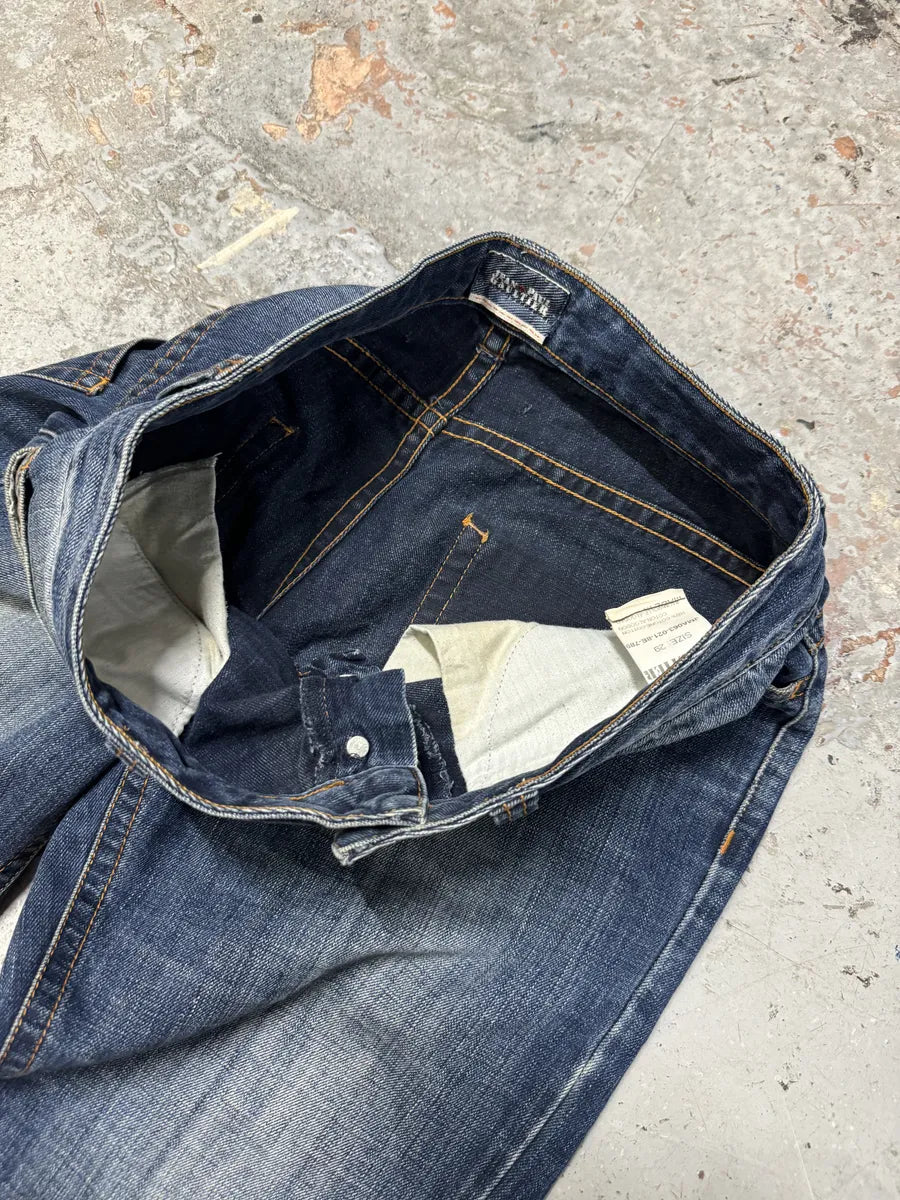 2000s Jean Paul Gaultier Blue Brut Denim Jeans dAGNFRN 5