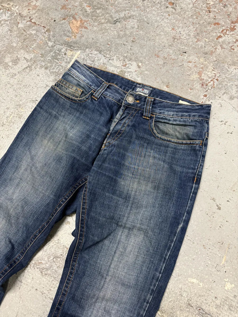 2000s Jean Paul Gaultier Blue Brut Denim Jeans dAGNFRN 9