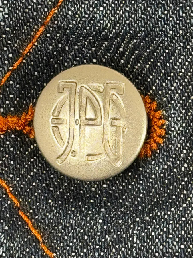 2000s Jean Paul Gaultier Blue Elastic Sleeveless Vest Denim Jacket NgQmWHx 11